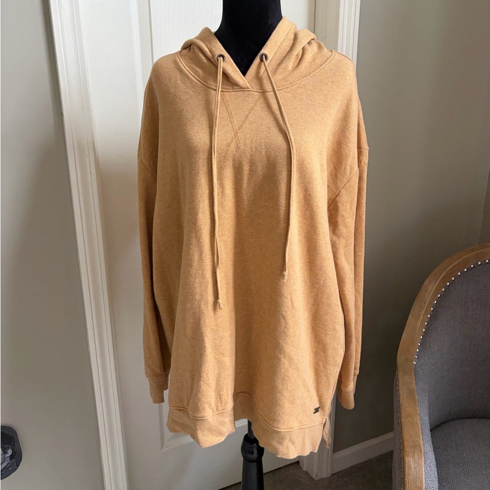 Natural Reflections Mustard Tan Hooded Sweatshirt